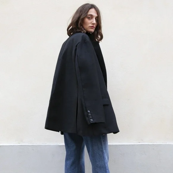 🚫SOLD🚫The Frankie Shop Oversized Boyfriend Blazer sz XS - Picture 10 of 10